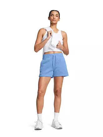 UNDER ARMOUR | Short UA Rival Fleece pour femme | hellblau